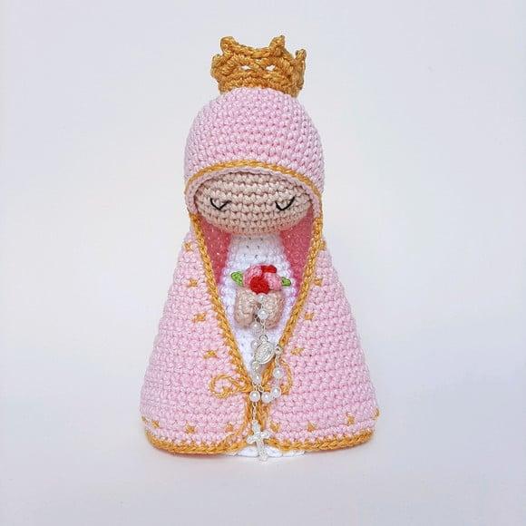 Nossa Senhora Aparecida Crochê Amigurumi
