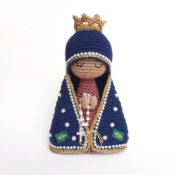 Nossa Senhora Aparecida Crochê Amigurumi