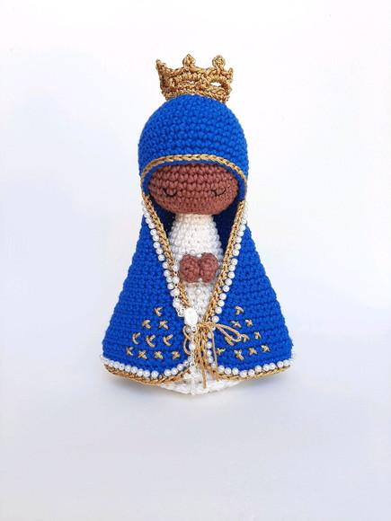 Nossa Senhora Aparecida de Crochê Amigurumi