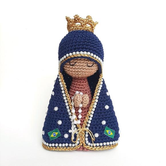 Nossa Senhora Aparecida Crochê Amigurumi