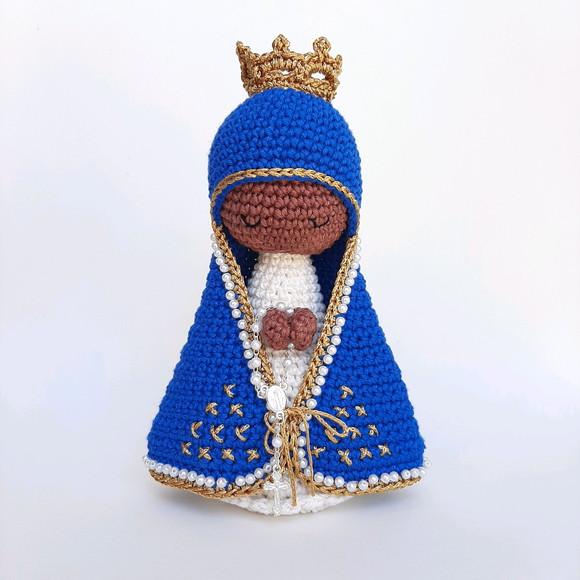 Nossa Senhora Aparecida de Crochê Amigurumi