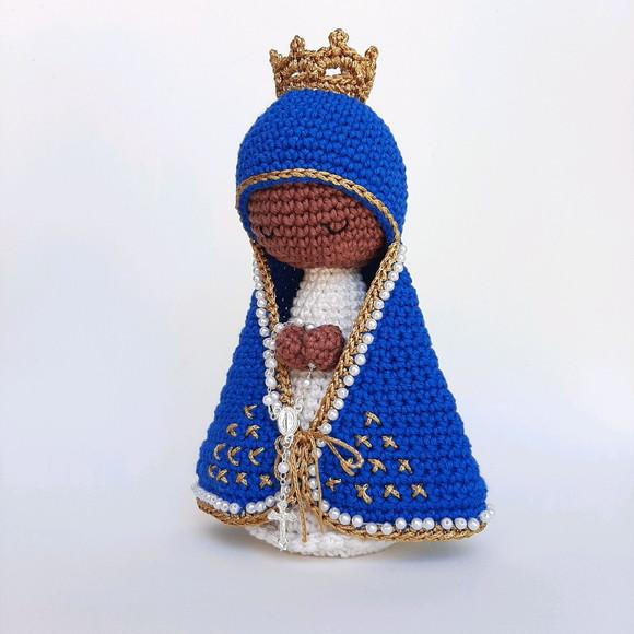 Nossa Senhora Aparecida de Crochê Amigurumi