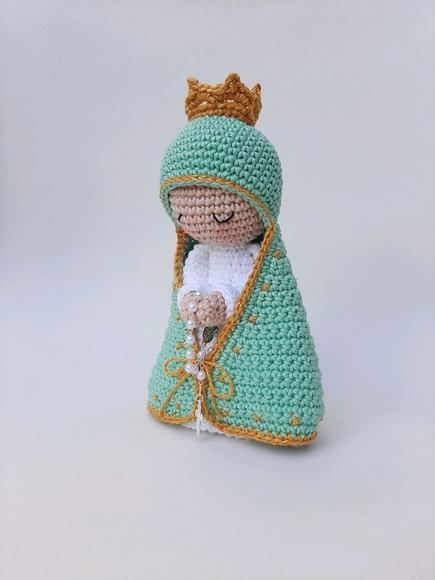 Nossa Senhora Aparecida de Crochê Amigurumi