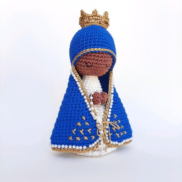 Nossa Senhora Aparecida de Crochê Amigurumi