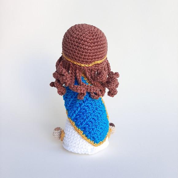Nossa Senhora da Conceição Crochê Amigurumi