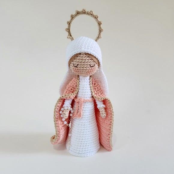 Nossa Senhora das Graças Crochê Amigurumi