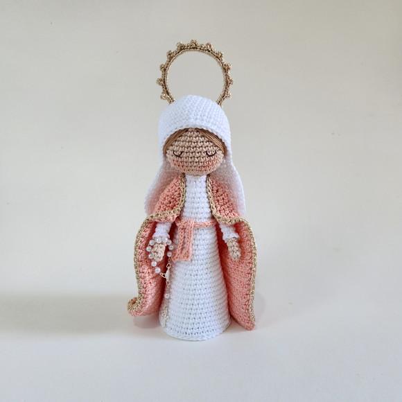 Nossa Senhora das Graças Crochê Amigurumi