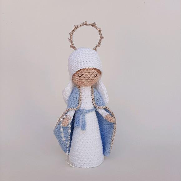 Nossa Senhora das Graças Crochê Amigurumi