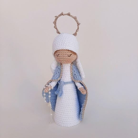 Nossa Senhora das Graças Crochê Amigurumi