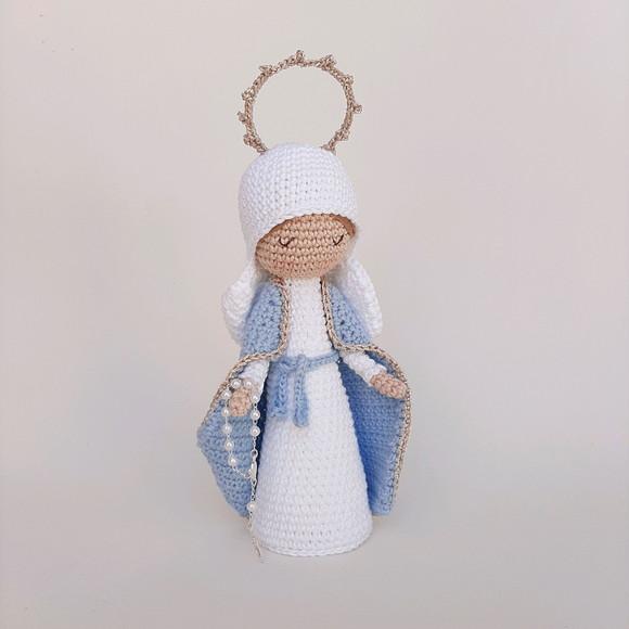 Nossa Senhora das Graças Crochê Amigurumi
