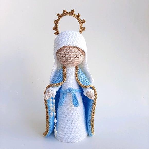 Nossa Senhora das Graças Crochê Amigurumi
