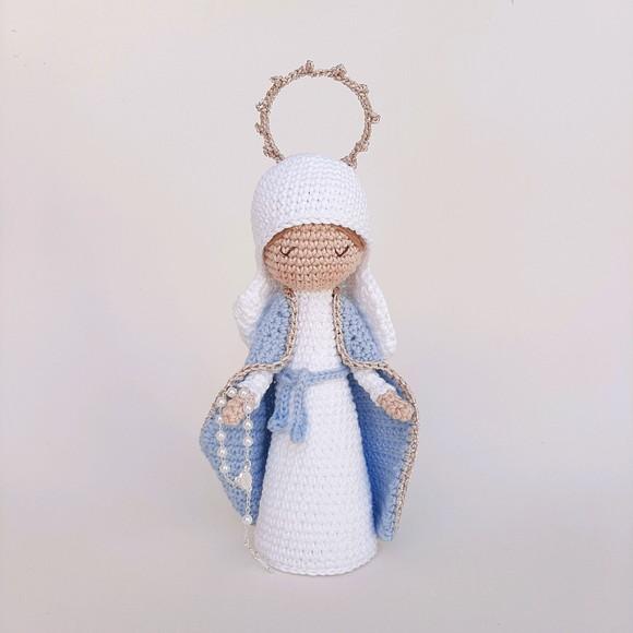 Nossa Senhora das Graças Crochê Amigurumi