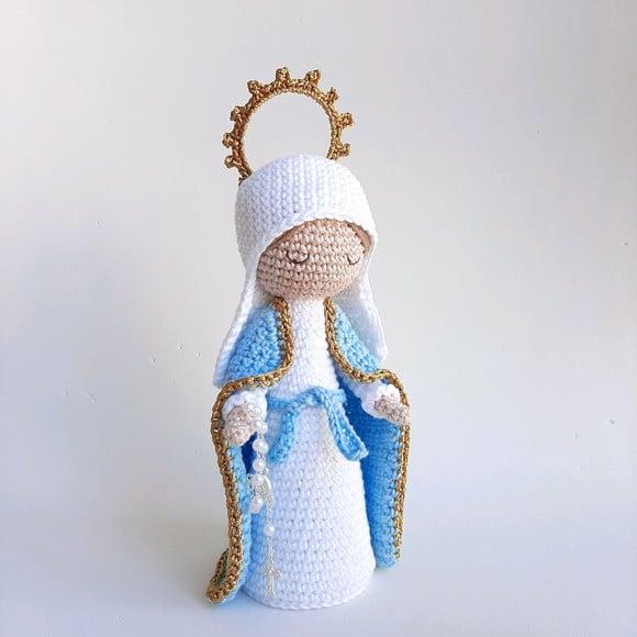 Nossa Senhora das Graças Crochê Amigurumi