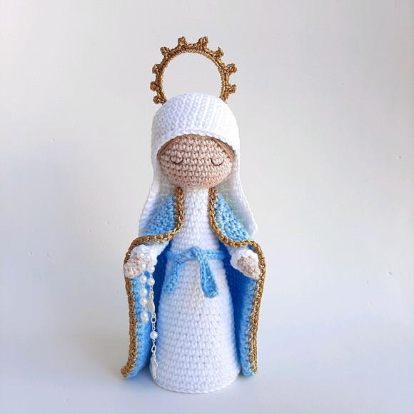 Nossa Senhora das Graças Crochê Amigurumi