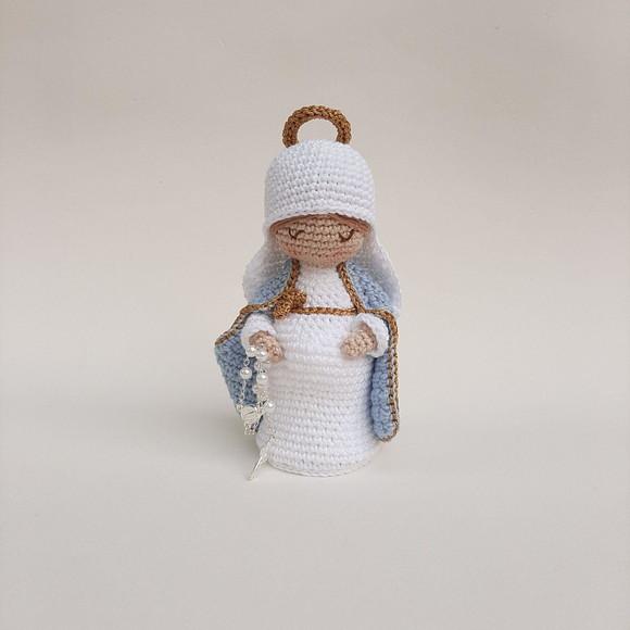 Nossa Senhora do Ó, Maria Gravida de Crochê Amigurumi