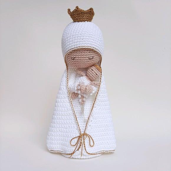 Nossa Senhora e Menino Jesus Crochê Amigurumi