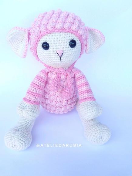 Ovelhinha Amigurumi de crochê