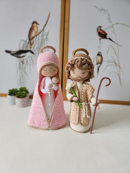 Sagrada Família Amigurumi Crochê