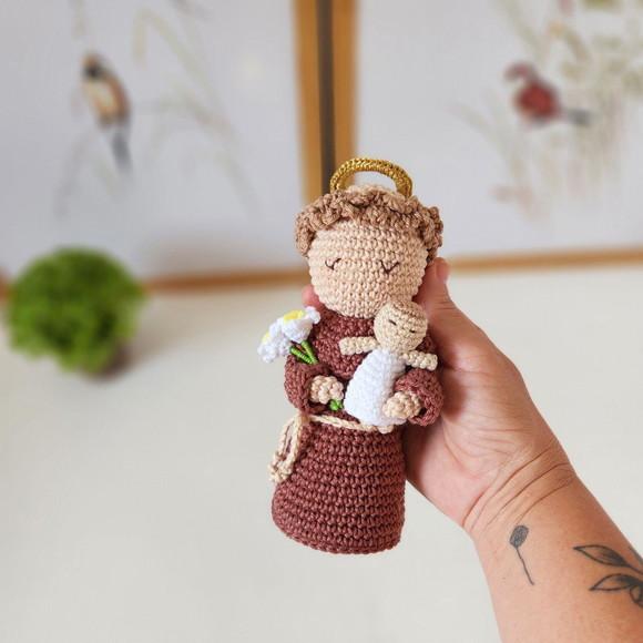 Santo Antônio Crochê Amigurumi