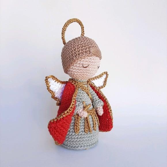 São Miguel Arcanjo Crochê Amigurumi