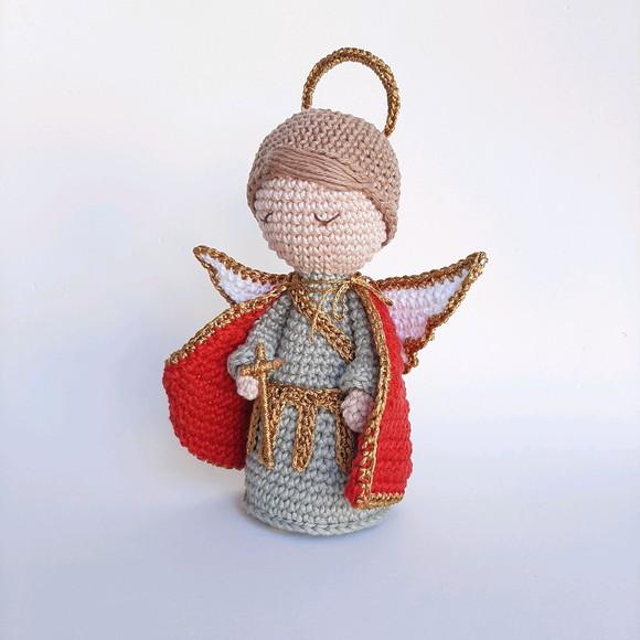 São Miguel Arcanjo Crochê Amigurumi
