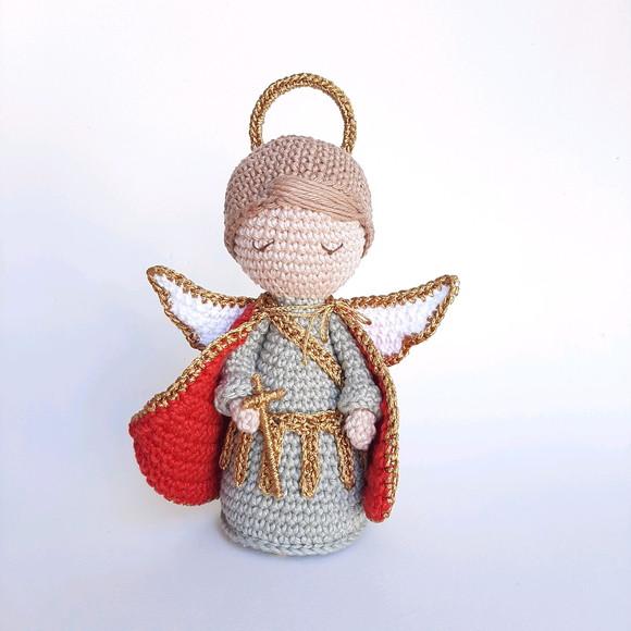 São Miguel Arcanjo Crochê Amigurumi