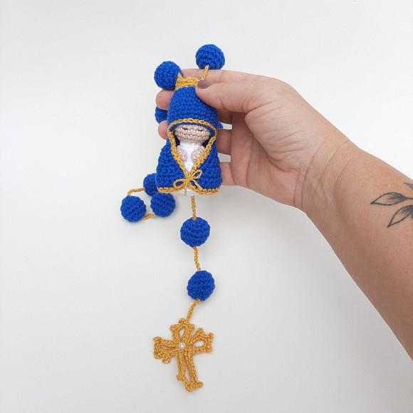 Terço De Crochê Nossa Senhora Aparecida