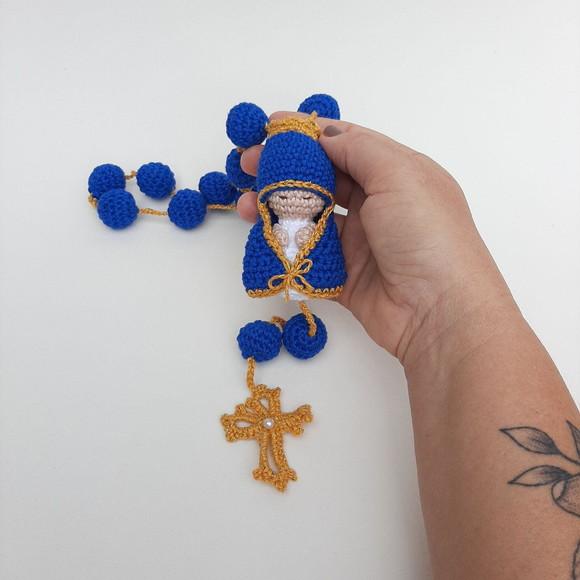 Terço De Crochê Nossa Senhora Aparecida