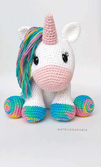 Unicórnio Amigurumi crochê