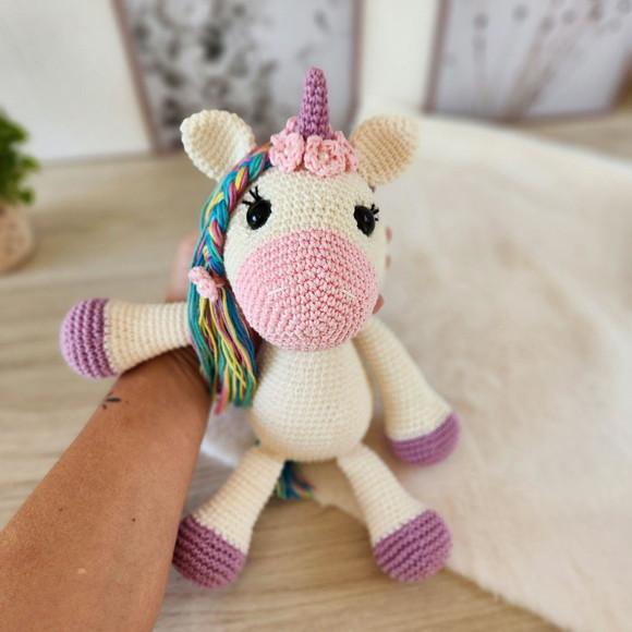 Unicórnio de Crochê Amigurumi