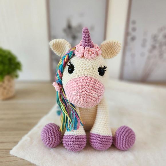 Unicórnio de Crochê Amigurumi