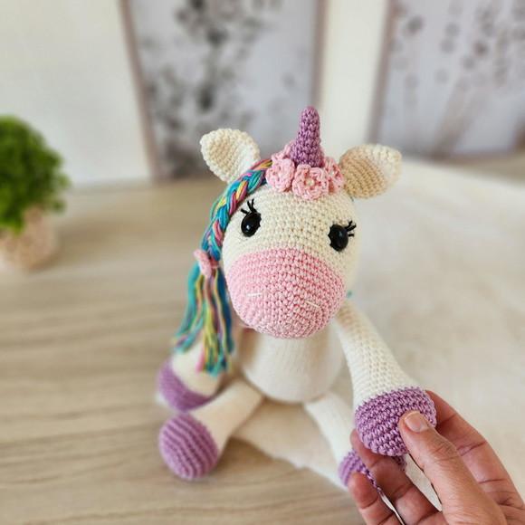 Unicórnio de Crochê Amigurumi