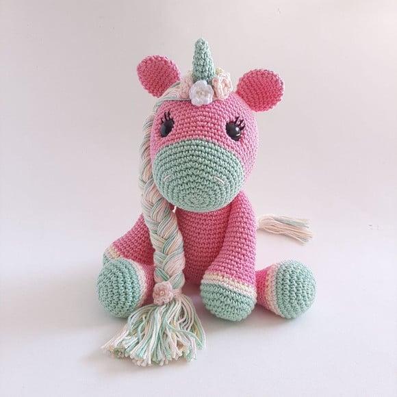 Unicórnio de Crochê Amigurumi