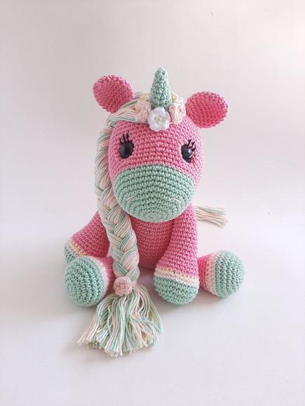 Unicórnio de Crochê Amigurumi