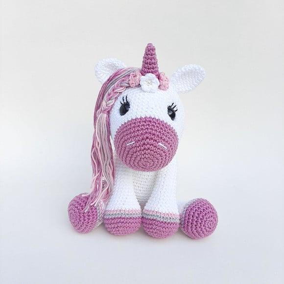 Unicórnio de Crochê Amigurumi