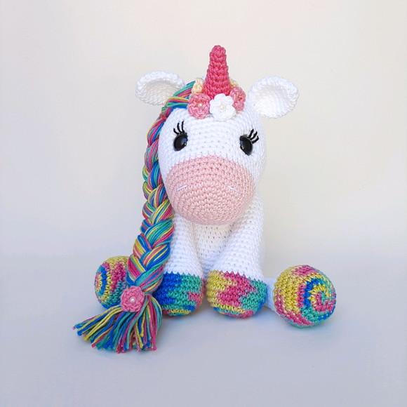 Unicórnio de Crochê Amigurumi