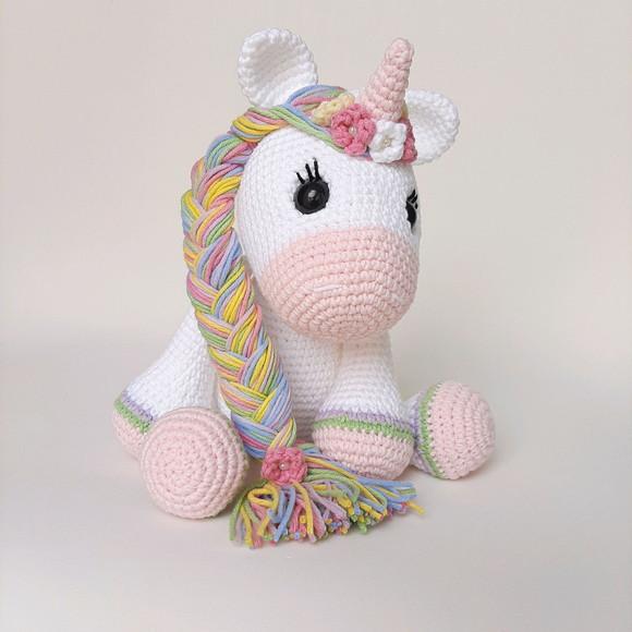 Unicórnio de Crochê Amigurumi