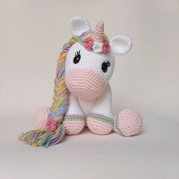 Unicórnio de Crochê Amigurumi