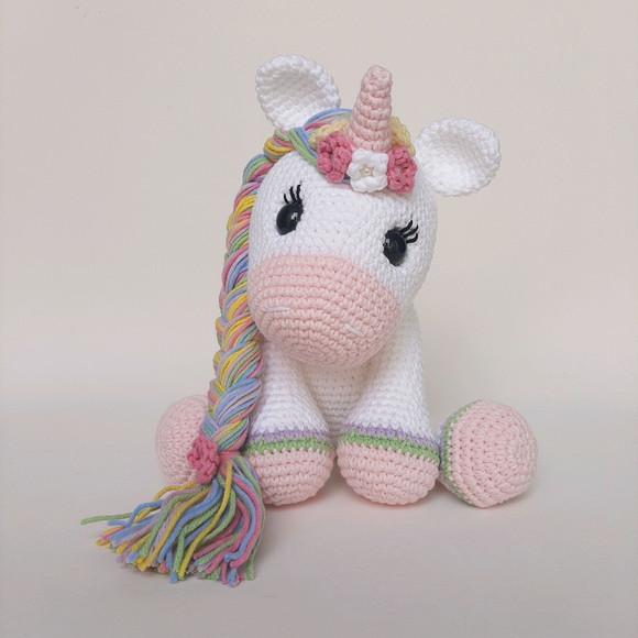 Unicórnio de Crochê Amigurumi