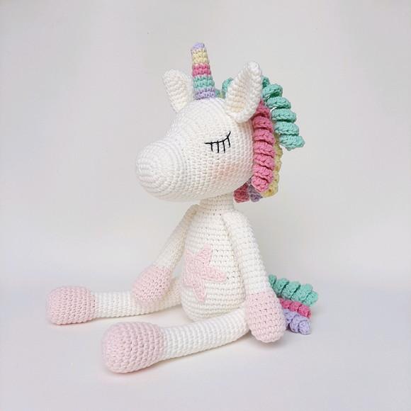 Unicórnio de Crochê Amigurumi