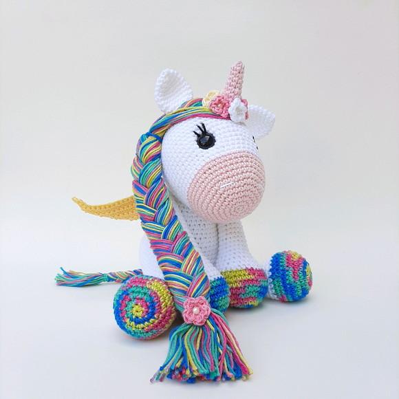 Unicórnio de Crochê Amigurumi