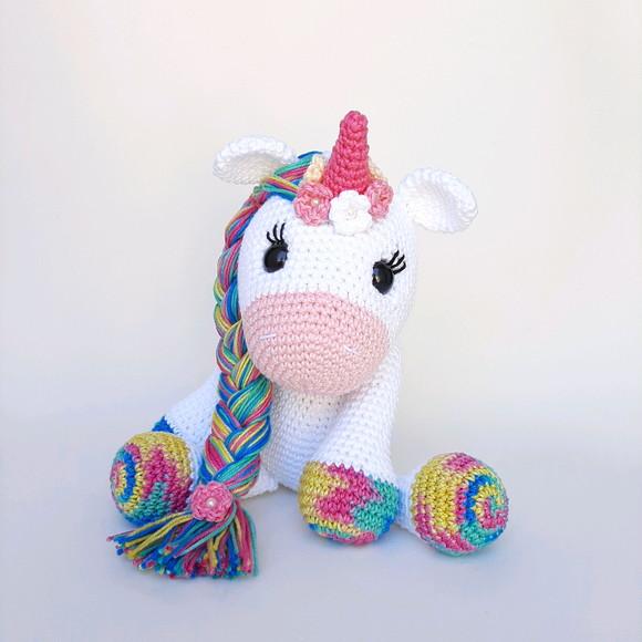 Unicórnio de Crochê Amigurumi