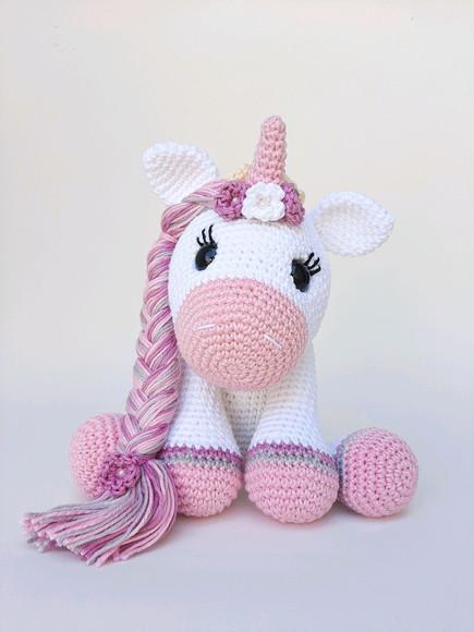 Unicórnio de Crochê Amigurumi