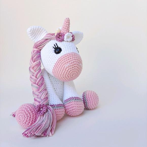Unicórnio de Crochê Amigurumi