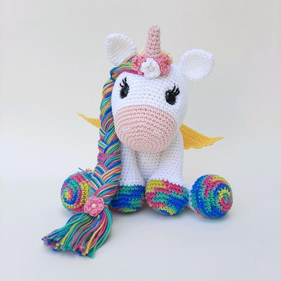 Unicórnio de Crochê Amigurumi