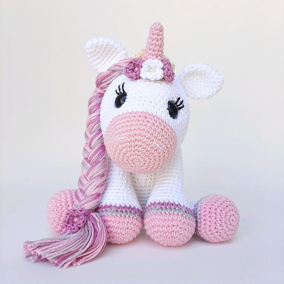Unicórnio de Crochê Amigurumi
