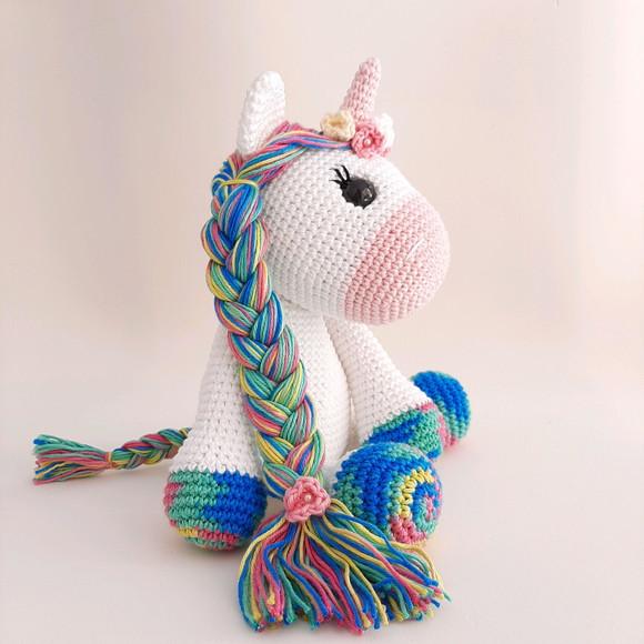 Unicórnio de Crochê Amigurumi