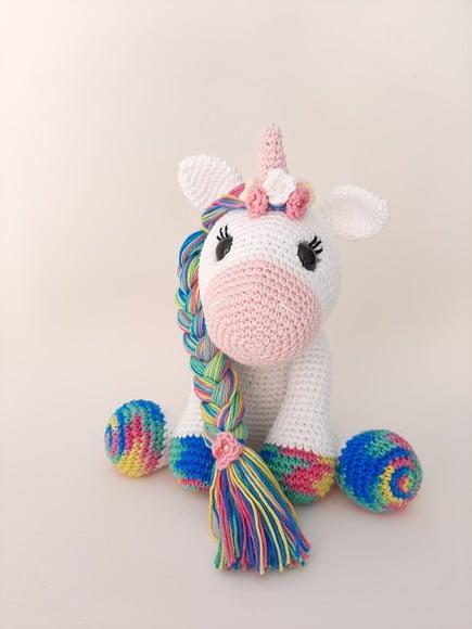 Unicórnio de Crochê Amigurumi