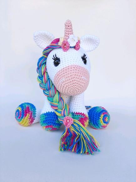 Unicórnio de Crochê Amigurumi