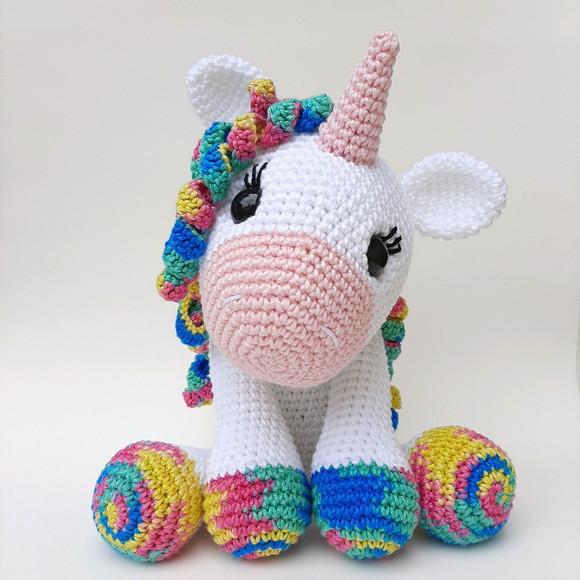 Unicórnio de Crochê Amigurumi